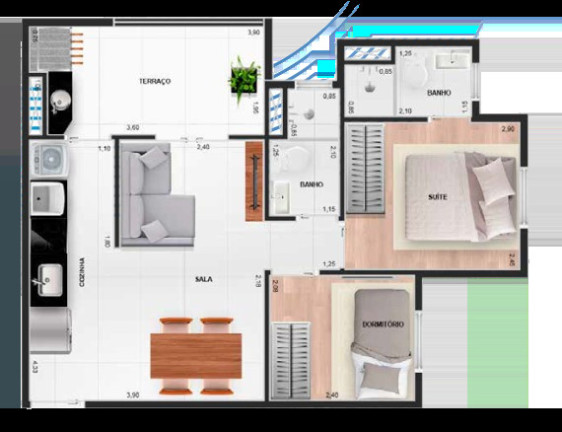 Imagem Apartamento com 2 Quartos à Venda, 42 m² em Vila Ema - São Paulo Imagem Apartamento com 2 Quartos à Venda, 42 m² em Vila Ema - São Paulo