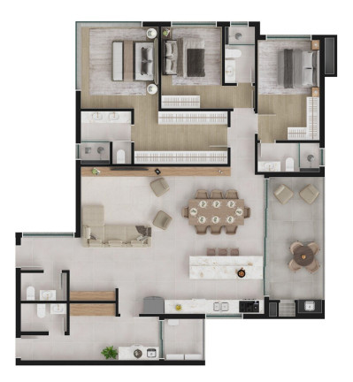 Imagem Apartamento com 3 Quartos à Venda, 308 m² em Cabral - Curitiba