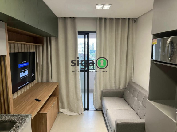 Imagem Apartamento com 1 Quarto para Alugar, 30 m² em Indianópolis - São Paulo