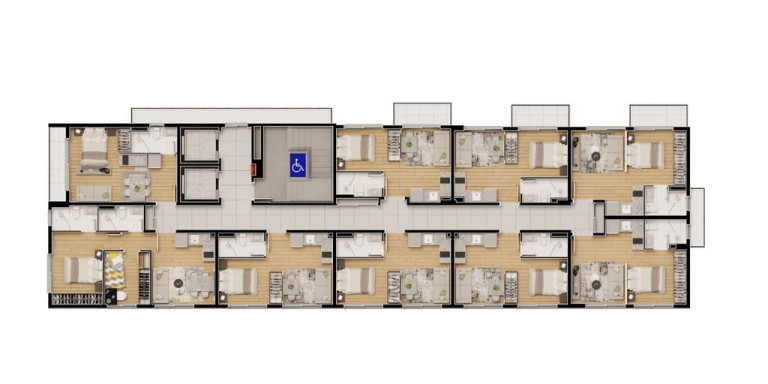 Imagem Apartamento com 1 Quarto à Venda, 53 m² em Bom Fim - Porto Alegre
