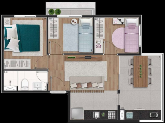 Imagem Imóvel com 2 Quartos à Venda, 49 m² em Vila Santa Catarina - São Paulo Imagem Imóvel com 2 Quartos à Venda, 49 m² em Vila Santa Catarina - São Paulo