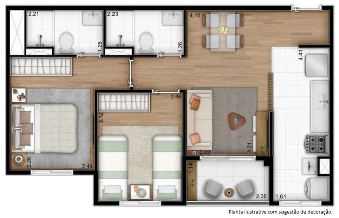 Imagem Apartamento com 2 Quartos à Venda, 54 m² em Cambuci - São Paulo Imagem Apartamento com 2 Quartos à Venda, 54 m² em Cambuci - São Paulo