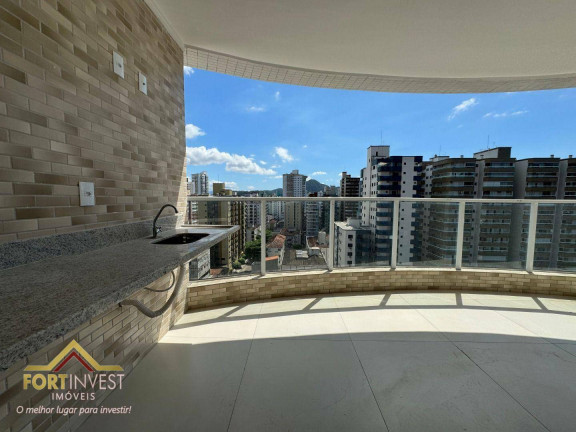 Imagem Imóvel com 3 Quartos à Venda, 109 m² em Vila Guilhermina - Praia Grande
