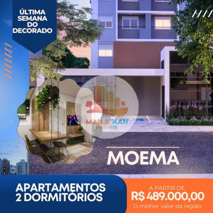 Apartamento com 2 Quartos à Venda,  em Moema - São Paulo