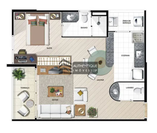 Imagem Apartamento com 1 Quarto à Venda, 60 m² em Vila Olímpia - São Paulo Imagem Apartamento com 1 Quarto à Venda, 60 m² em Vila Olímpia - São Paulo