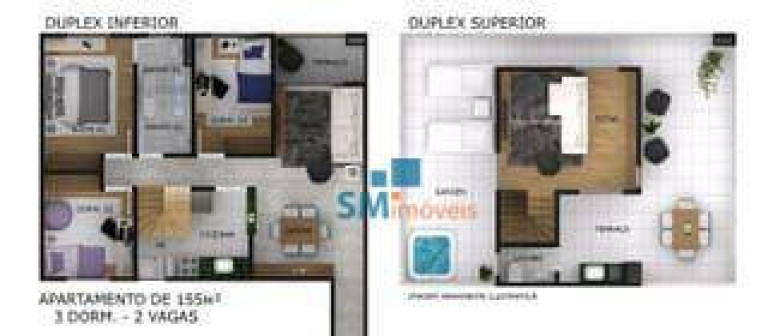 Imagem Cobertura com 3 Quartos à Venda, 150 m² em Vila Euclides - São Bernardo Do Campo