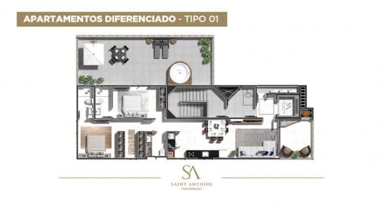 Imagem Imóvel com 2 Quartos à Venda, 134 m² em Praia Brava De Itajaí - Itajaí Imagem Imóvel com 2 Quartos à Venda, 134 m² em Praia Brava De Itajaí - Itajaí