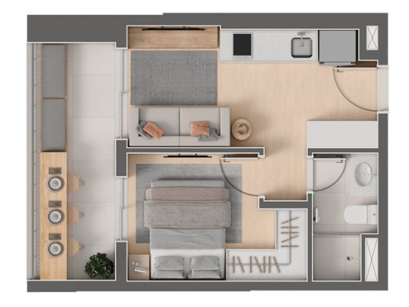 Imagem Imóvel com 3 Quartos à Venda, 74 m² em Mirandópolis - São Paulo Imagem Imóvel com 3 Quartos à Venda, 74 m² em Mirandópolis - São Paulo