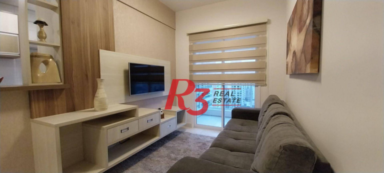 Imagem Apartamento com 1 Quarto para Alugar, 50 m² em Gonzaga - Santos Imagem Apartamento com 1 Quarto para Alugar, 50 m² em Gonzaga - Santos