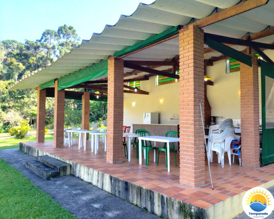 Imagem Imóvel com 3 Quartos para Alugar ou Temporada,  em Sítio C/piscina Adulto E Infantil- 600 Metros Da Rodovia - ( - São Lourenço Da Serra