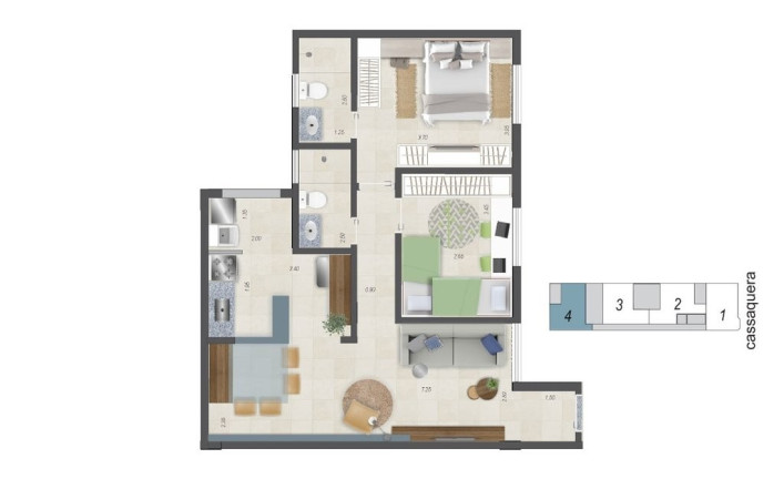 Imagem Imóvel com 2 Quartos à Venda, 65 m² em Barcelona - São Caetano Do Sul