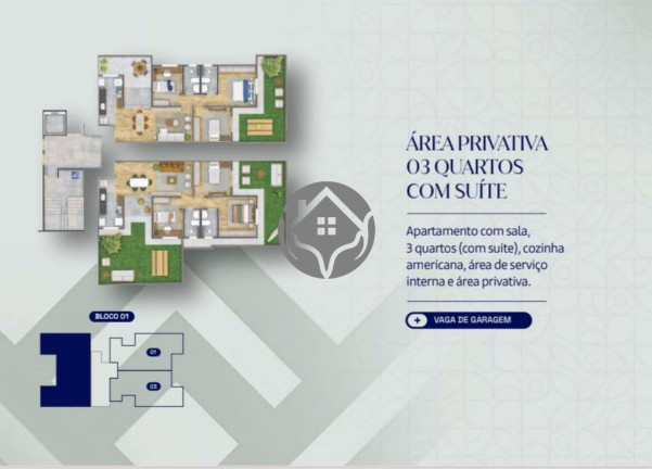 Imagem Apartamento com 3 Quartos à Venda, 67 m² em Boa Esperança - Santa Luzia Imagem Apartamento com 3 Quartos à Venda, 67 m² em Boa Esperança - Santa Luzia