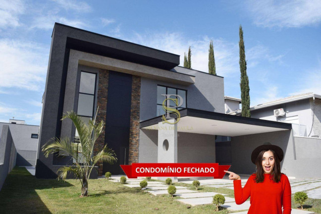 Casa com 4 Quartos à Venda, 298 m² em Condomínio Figueira Garden - Atibaia