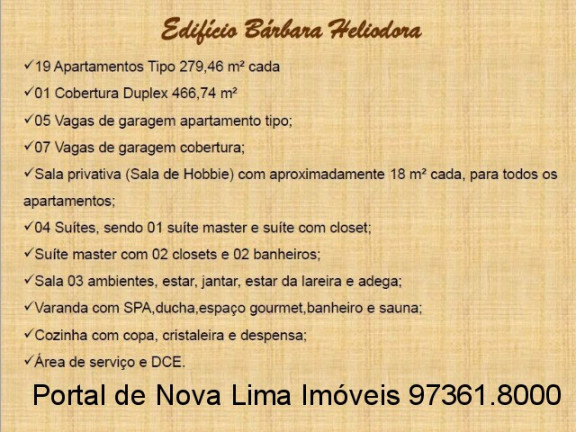 Imagem Apartamento com 4 Quartos à Venda, 280 m² em Vale Do Sereno - Nova Lima Imagem Apartamento com 4 Quartos à Venda, 280 m² em Vale Do Sereno - Nova Lima