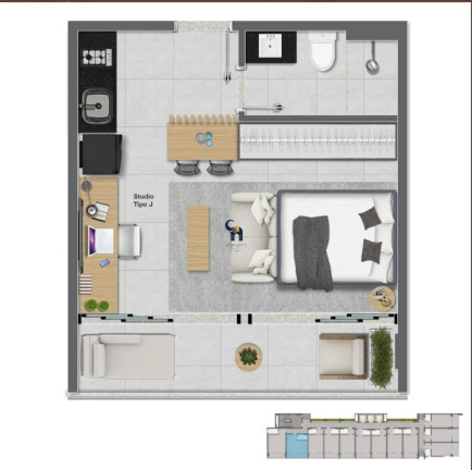 Imagem Apartamento com 1 Quarto à Venda, 27 m² em Vitoria - Salvador Imagem Apartamento com 1 Quarto à Venda, 27 m² em Vitoria - Salvador
