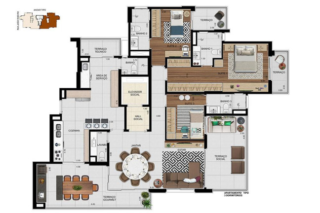 Imagem Apartamento à Venda, 161 m² em Campestre - Santo André Imagem Apartamento à Venda, 161 m² em Campestre - Santo André