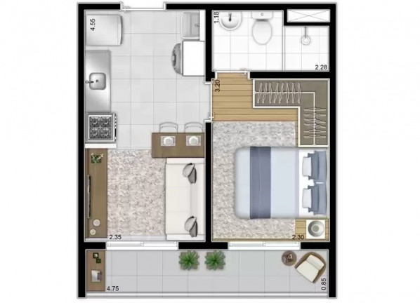 Imagem Apartamento com 1 Quarto à Venda, 31 m² em Limão - São Paulo Imagem Apartamento com 1 Quarto à Venda, 31 m² em Limão - São Paulo