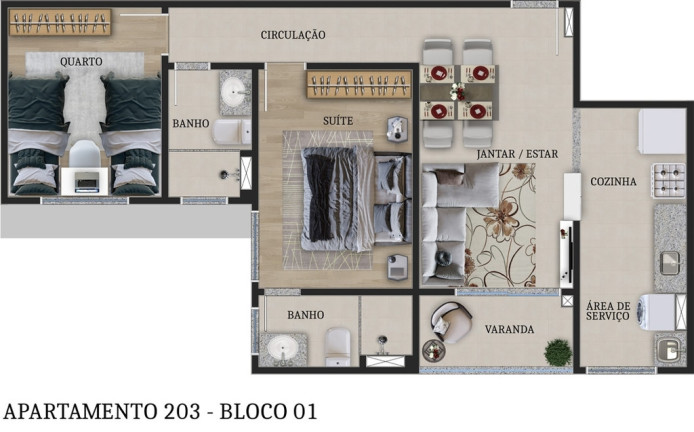Imagem Apartamento com 2 Quartos à Venda, 152 m² em Ponta De Campina - Cabedelo Imagem Apartamento com 2 Quartos à Venda, 152 m² em Ponta De Campina - Cabedelo