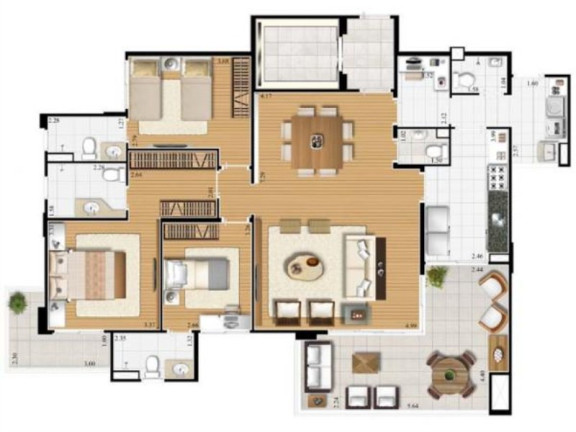 Imagem Imóvel com 4 Quartos à Venda, 177 m² em Campestre - Santo André