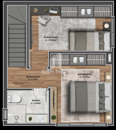 Imagem Sobrado com 2 Quartos à Venda, 114 m² em São Virgílio - Caxias Do Sul