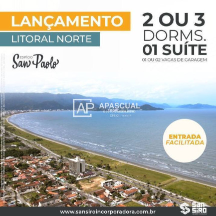 Apartamento com 2 Quartos à Venda, 61 m² em Porto Novo - Caraguatatuba