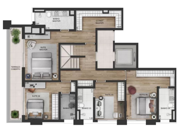 Imagem Apartamento com 3 Quartos à Venda, 192 m² em Itaim Bibi - São Paulo