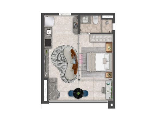 Imagem Apartamento com 1 Quarto à Venda, 36 m² em Vila Clementino - São Paulo Imagem Apartamento com 1 Quarto à Venda, 36 m² em Vila Clementino - São Paulo