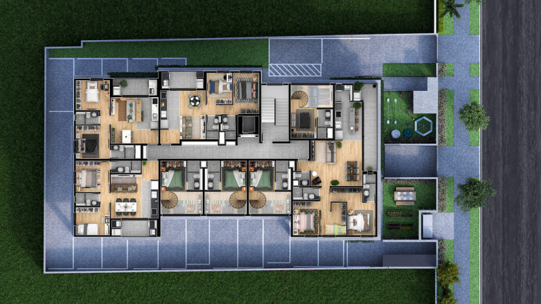 Imagem Apartamento com 2 Quartos à Venda, 59 m² em água Verde - Curitiba Imagem Apartamento com 2 Quartos à Venda, 59 m² em água Verde - Curitiba