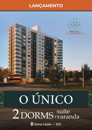 Apartamento com 2 Quartos à Venda, 52 m² em Jardim Castanheira - São José Dos Campos