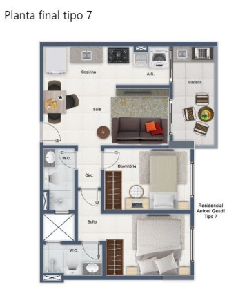 Imagem Apartamento com 2 Quartos à Venda, 57 m² em Canto Do Forte - Praia Grande Imagem Apartamento com 2 Quartos à Venda, 57 m² em Canto Do Forte - Praia Grande