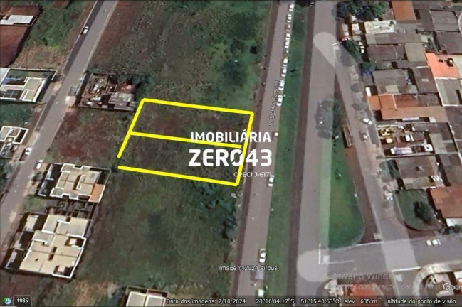Terreno à Venda, 500 m² em Conjunto Residencial Roberto Conceição - Cambé