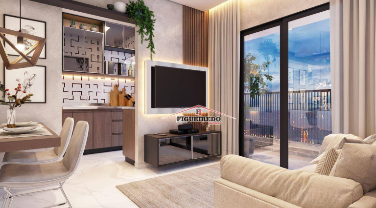 Imagem Apartamento com 2 Quartos à Venda, 57 m² em Tupi - Praia Grande