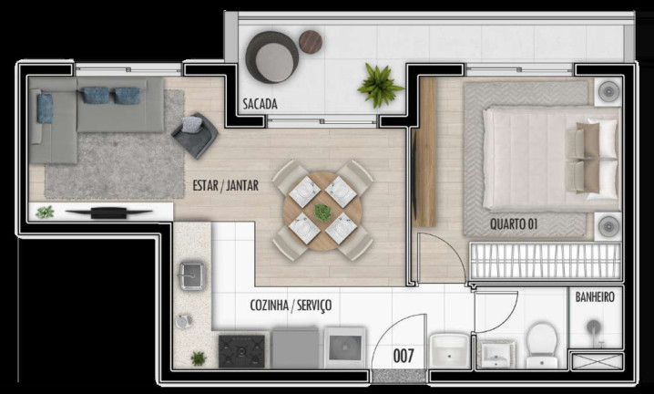 Imagem Apartamento com 2 Quartos à Venda, 54 m² em Santa Cândida - Curitiba Imagem Apartamento com 2 Quartos à Venda, 54 m² em Santa Cândida - Curitiba