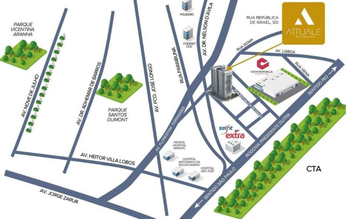 Imagem Apartamento com 2 Quartos à Venda, 57 m² em Jardim Oswaldo Cruz - São José Dos Campos