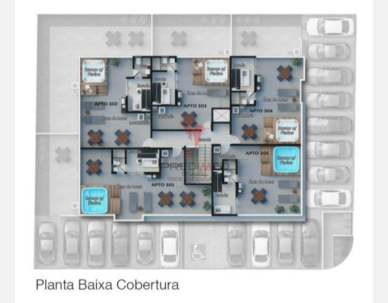 Imagem Cobertura com 3 Quartos à Venda, 80 m² em Bessa - João Pessoa