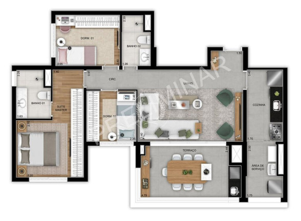 Imagem Apartamento com 1 Quarto à Venda, 28 m² em Jardim Prudência - São Paulo