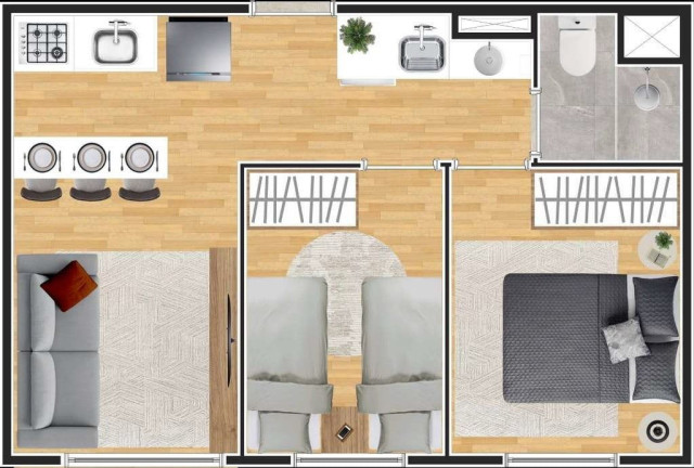 Imagem Apartamento com 2 Quartos à Venda, 36 m² em Parque Das Paineiras - São Paulo Imagem Apartamento com 2 Quartos à Venda, 36 m² em Parque Das Paineiras - São Paulo