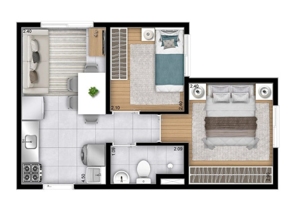 Imagem Apartamento com 2 Quartos à Venda, 31 m² em Guaianases - São Paulo Imagem Apartamento com 2 Quartos à Venda, 31 m² em Guaianases - São Paulo