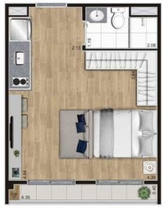 Imagem Apartamento à Venda, 27 m² em Belenzinho - São Paulo Imagem Apartamento à Venda, 27 m² em Belenzinho - São Paulo