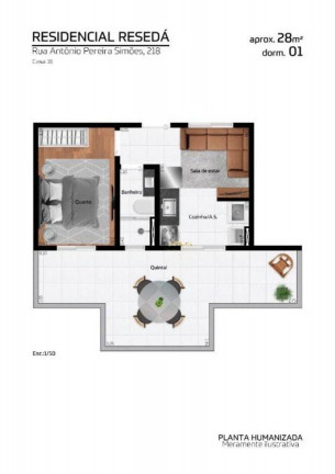 Imagem Apartamento com 2 Quartos à Venda, 40 m² em Vila Paranaguá - São Paulo