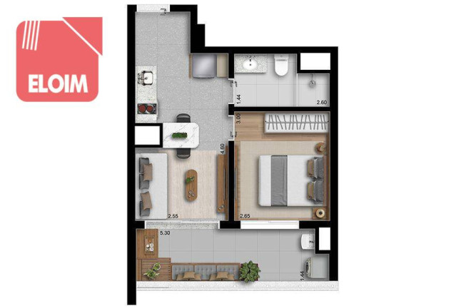 Imagem Apartamento com 1 Quarto à Venda, 38 m² em Perdizes - São Paulo Imagem Apartamento com 1 Quarto à Venda, 38 m² em Perdizes - São Paulo