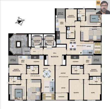 Imagem Apartamento com 3 Quartos à Venda, 66 m² em Candeias - Jaboatão Dos Guararapes