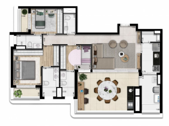 Imagem Apartamento com 3 Quartos à Venda, 115 m² em Perdizes - São Paulo