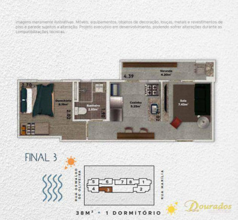 Imagem Apartamento com 1 Quarto à Venda, 38 m² em Boqueirão - Praia Grande Imagem Apartamento com 1 Quarto à Venda, 38 m² em Boqueirão - Praia Grande