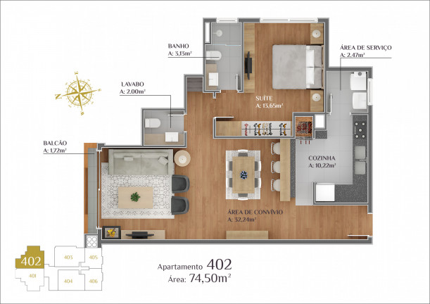 Imagem Apartamento com 1 Quarto à Venda, 75 m² em Lagos Do Bosque - Gramado Imagem Apartamento com 1 Quarto à Venda, 75 m² em Lagos Do Bosque - Gramado