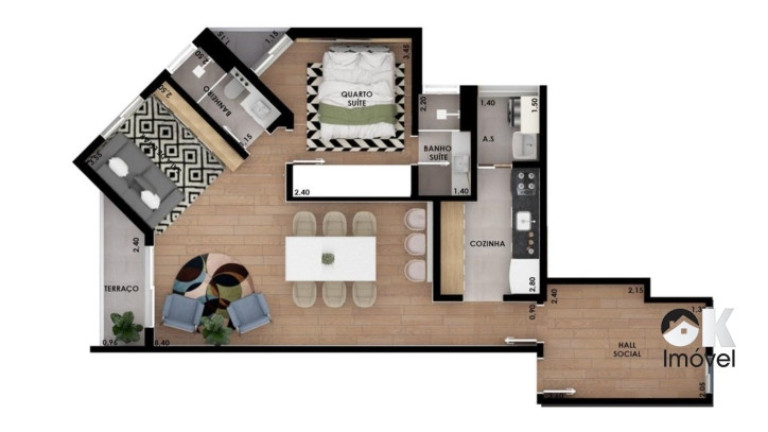 Imagem Apartamento com 1 Quarto à Venda, 61 m² em Vila Madalena - São Paulo Imagem Apartamento com 1 Quarto à Venda, 61 m² em Vila Madalena - São Paulo