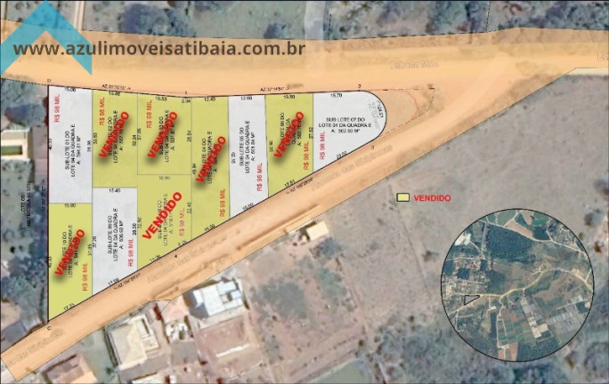 Imagem Terreno à Venda, 594 m² em Jardim Maracanã - Atibaia