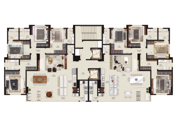 Imagem Apartamento com 3 Quartos à Venda, 130 m² em Meia Praia - Itapema Imagem Apartamento com 3 Quartos à Venda, 130 m² em Meia Praia - Itapema