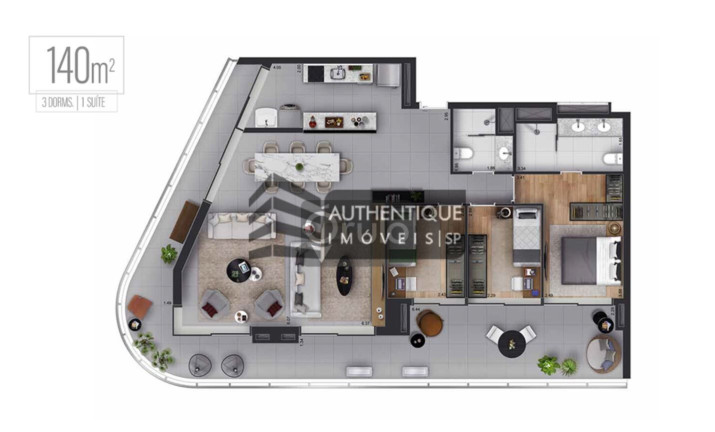 Imagem Cobertura com 3 Quartos à Venda, 191 m² em Pinheiros - São Paulo
