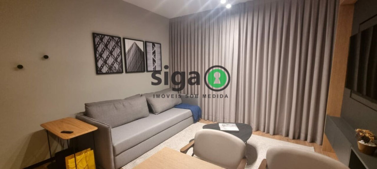 Imagem Apartamento com 1 Quarto para Alugar, 38 m² em Chácara Santo Antônio (zona Sul) - São Paulo Imagem Apartamento com 1 Quarto para Alugar, 38 m² em Chácara Santo Antônio (zona Sul) - São Paulo